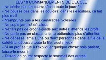 LES 10COMMANDEMENTS